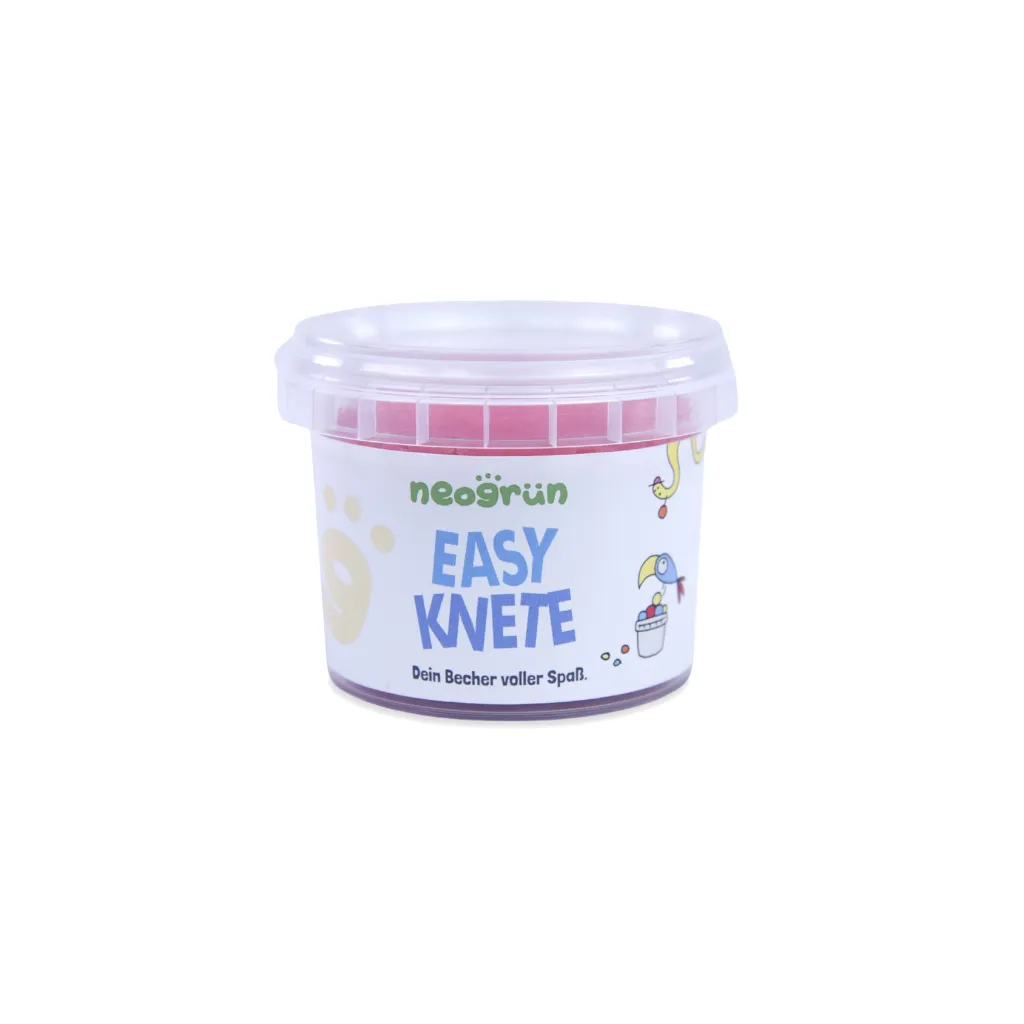 Pâte à modeler vegan bio facile 120 g Rouge - Neogrün