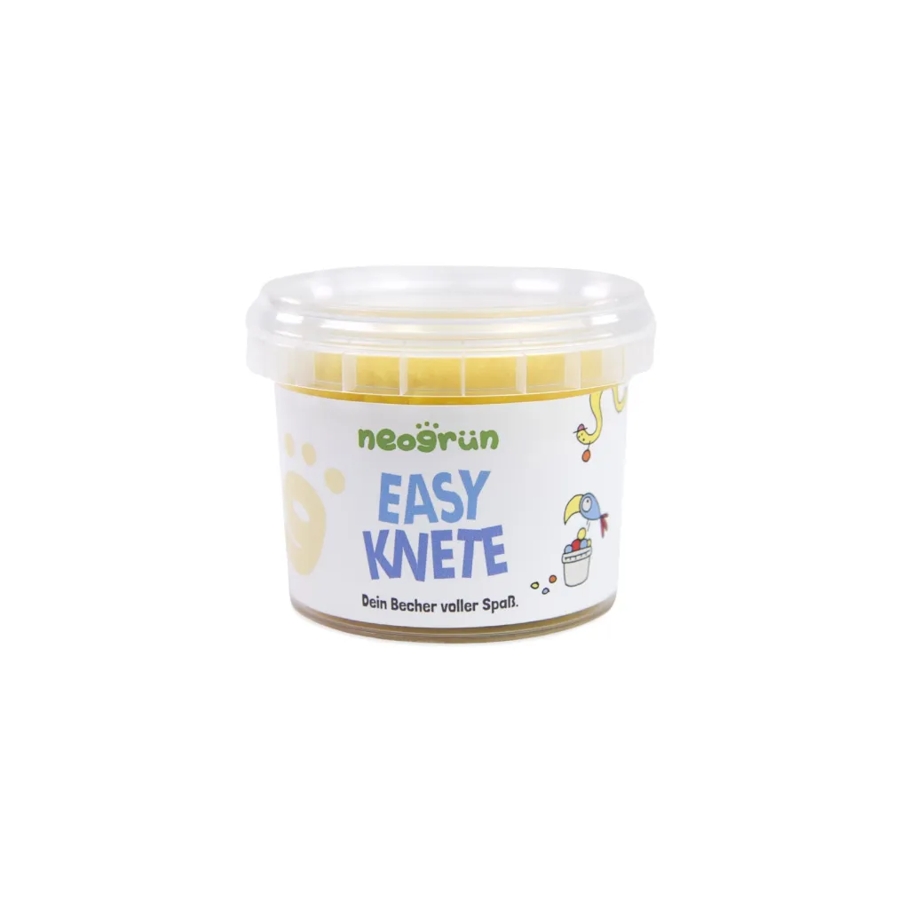 Pâte à modeler vegan bio facile 120 g Jaune - Neogrün