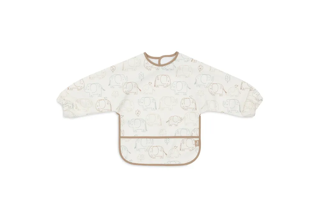 Long-sleeved Bib Elephant Tales - Jollein