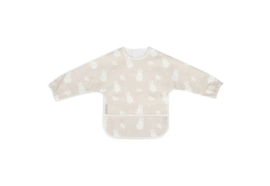 Bavoir imperméable à manches Miffy & Snuffy Nougat - Jollein