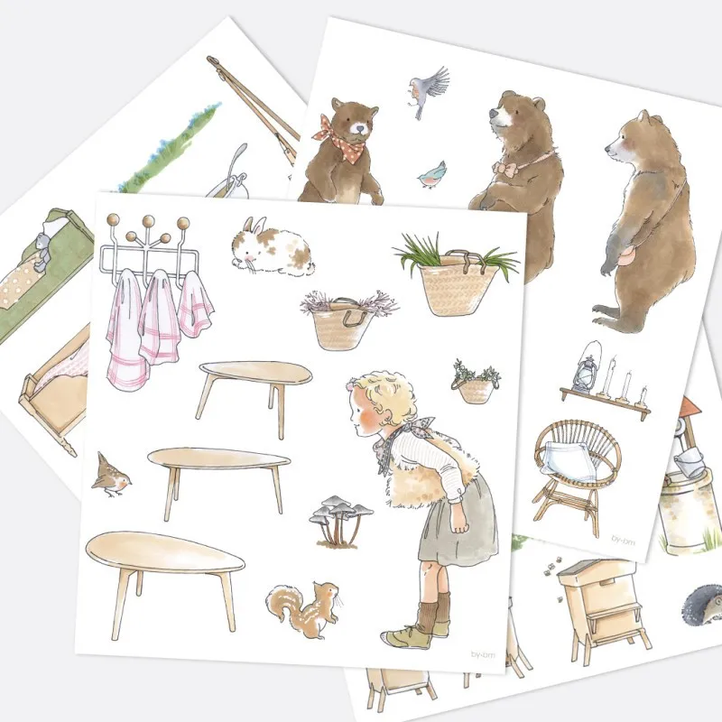 Goldilocks and the Three Bears Magnet Set - Ferflex