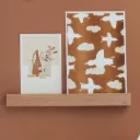 Magnetic Wooden Wall Shelf 30 cm - Ferflex
