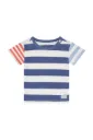 T-shirt MC Dusty Blue Stripe - Noppies