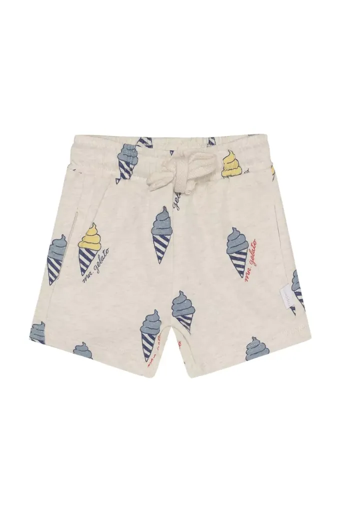 Short Oatmeal Mélange regular fit - Noppies