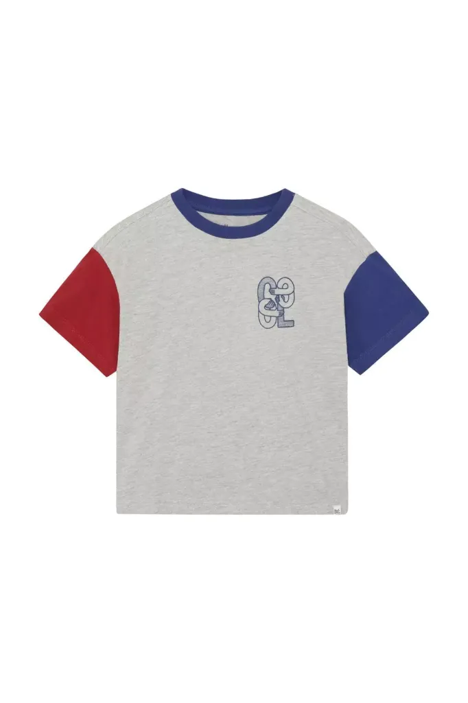 T-shirt korte mouwen Grey Mélange - Noppies (4 jaar)