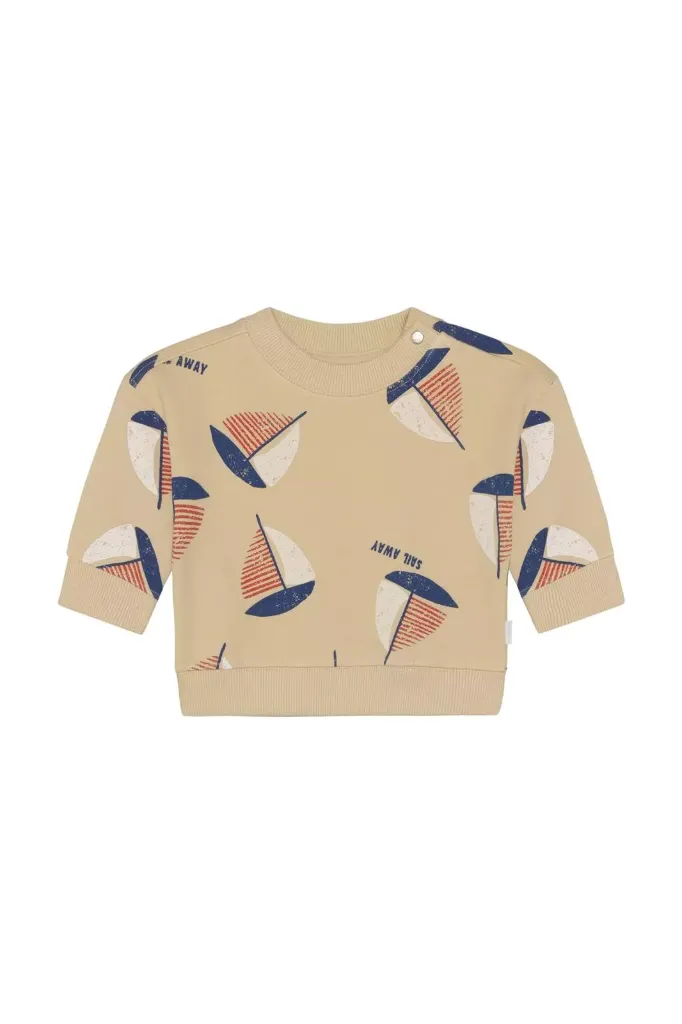 Long Sleeve Sweater Egret - Noppies