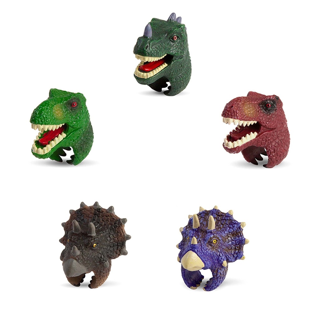 [LISTEANNIVERSAIREJEAN05] Bague Dinosaure T-Rex Vert - Liste d'anniversaire de Jean