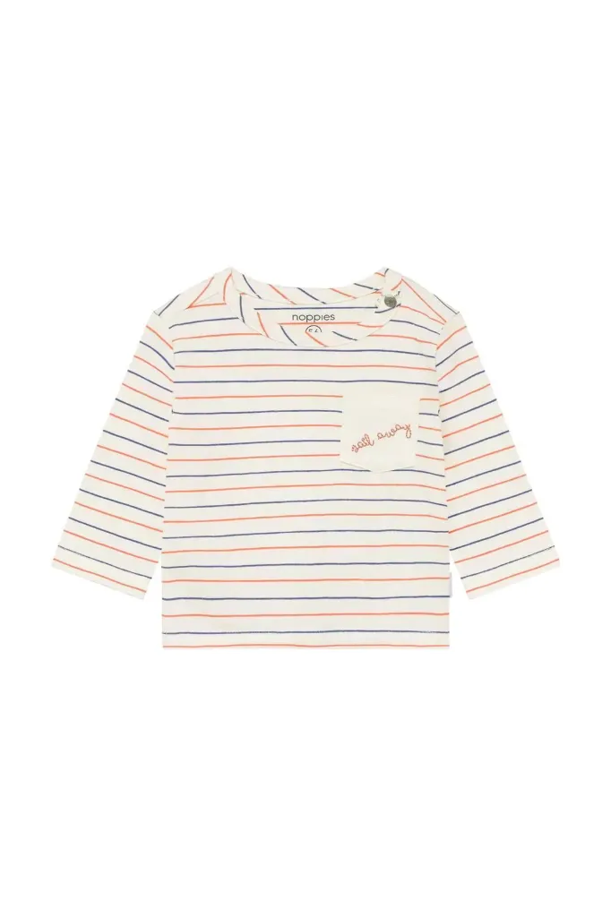 T-shirt ML Egret Stripe - Noppies