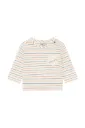 Long Sleeve T-shirt Egret Stripe - Noppies