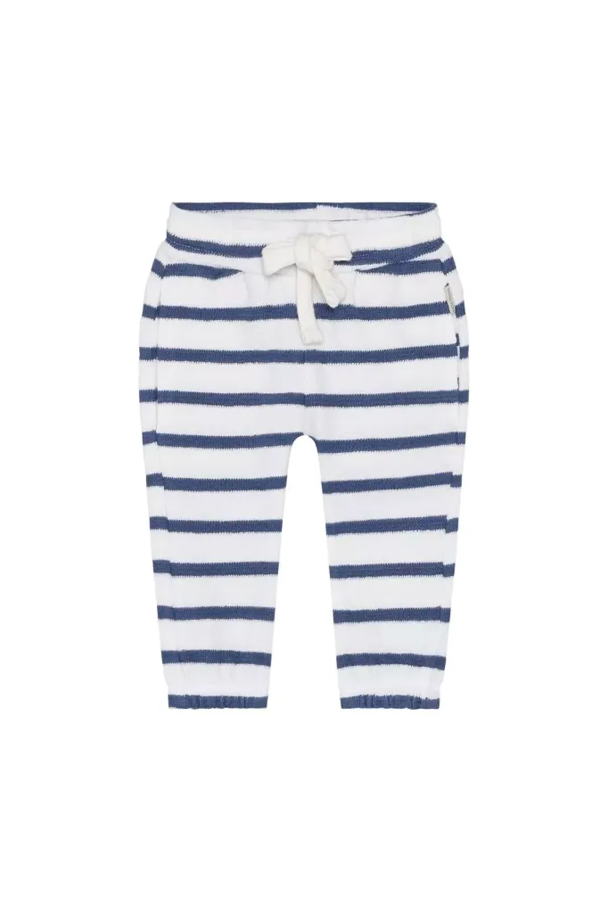 Trousers Gray Blue Stripe regular fit - Noppies