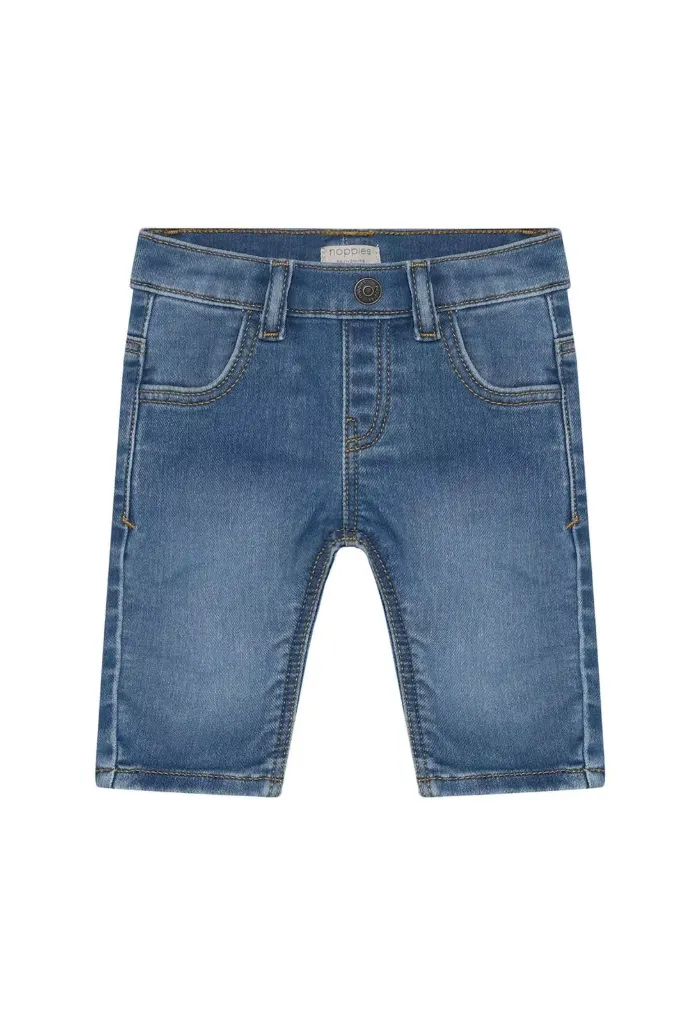 Jeans relaxed fit Medium Blue Wash - Noppies (9 maanden)