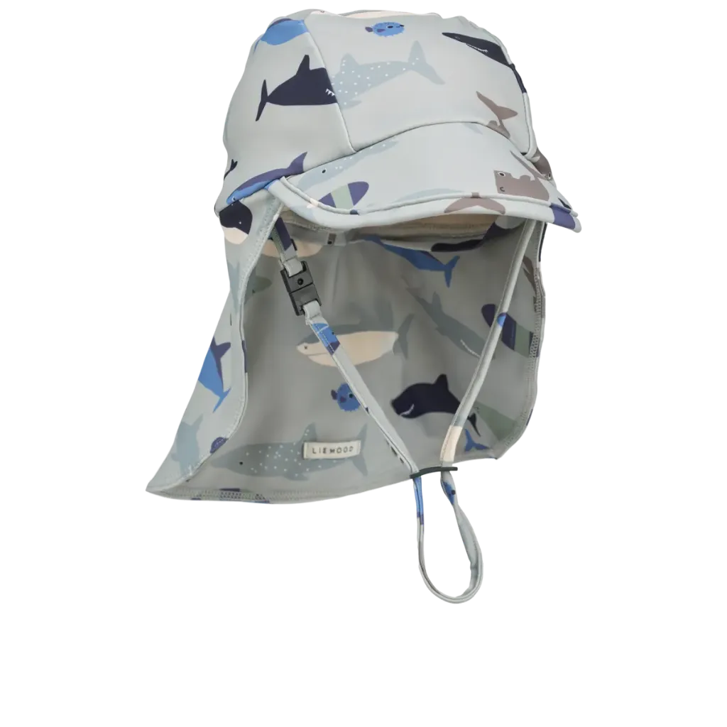 Casquette de natation Cécilia Shark Dove Blue - Liewood