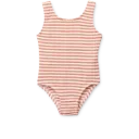 Swimsuit Bianco Stripe Coral Blush Crème de la Crème - Liewood