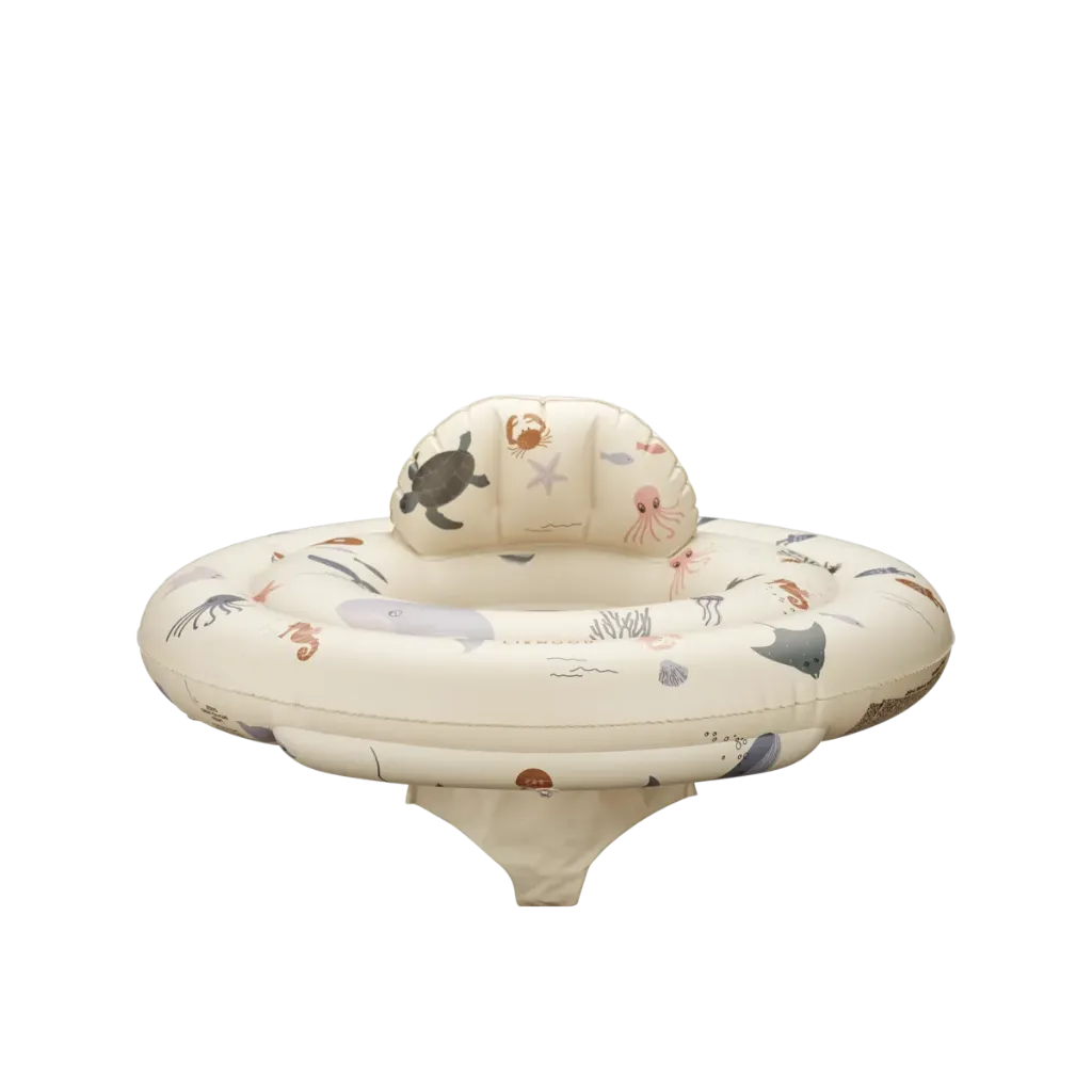Babyzwemband met Zitje en Print Dawn Sea Creature Sandy - Liewood