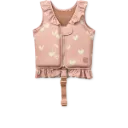 Swim Vest Dove with Ruffles Sweethearts Pale tuscany - Liewood
