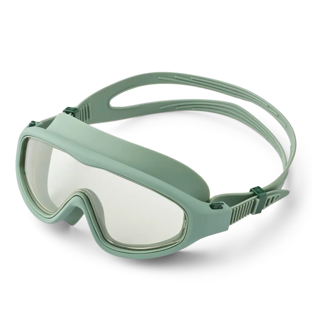 Swim Goggles Kerem Peppermint Garden green - Liewood