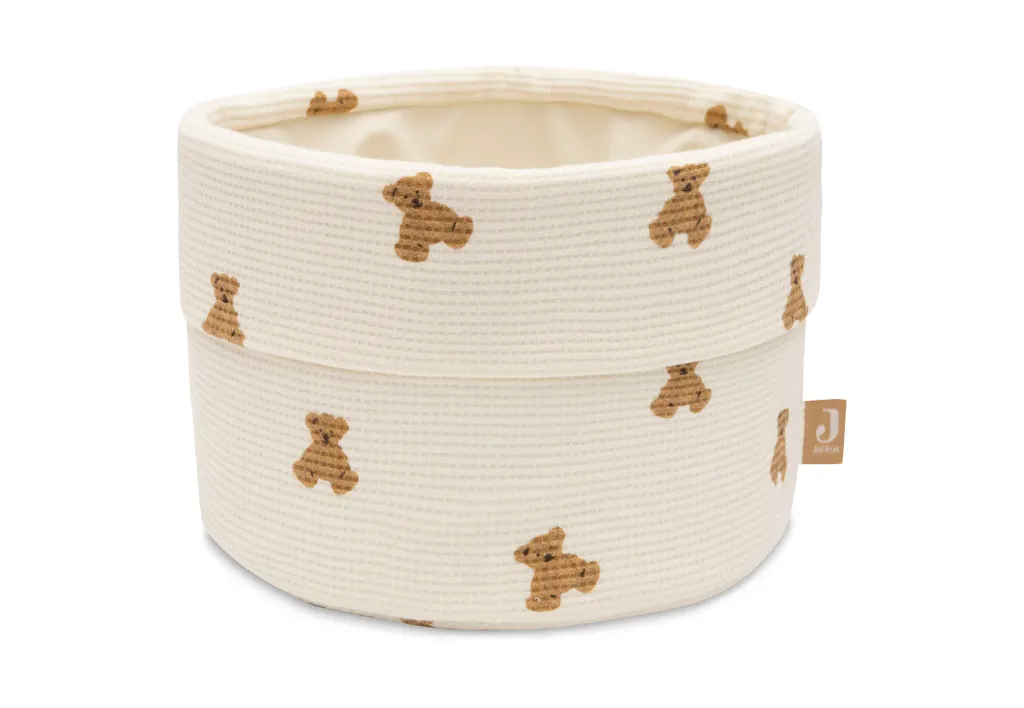Care Basket Mini Teddy Bear Waffle - Jollein
