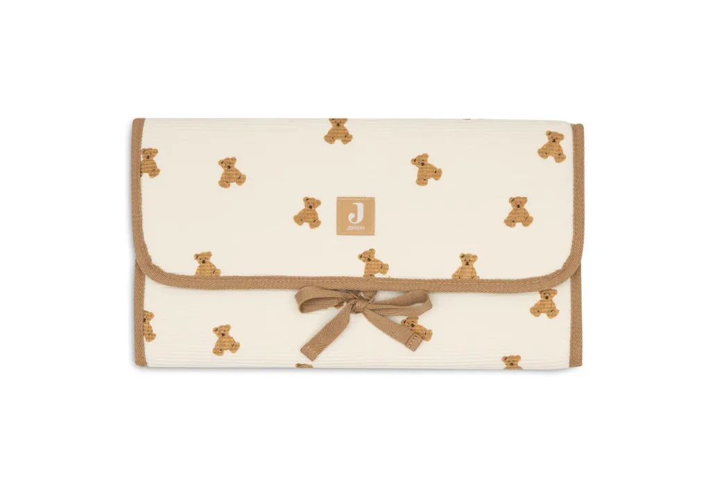 Tapis à Langer Nomade Mini Teddy Bear Waffle - Jollein