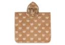 Terry Bath Poncho Jacquard Teddy Bear reversible - Jollein