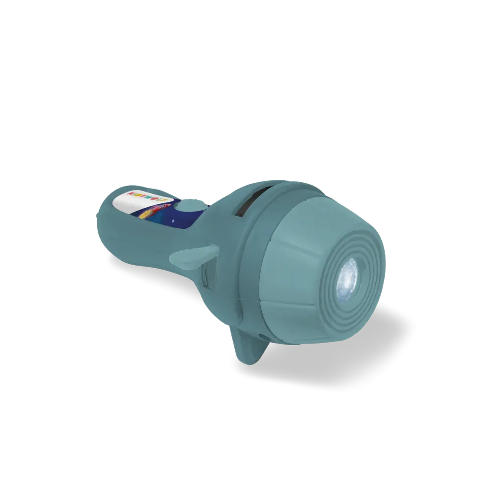 KIDYSLIDE Story Flashlight Blue ADVENTURE - Kidywolf