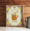Print A4 Printemps Rustique - Caro from woodland
