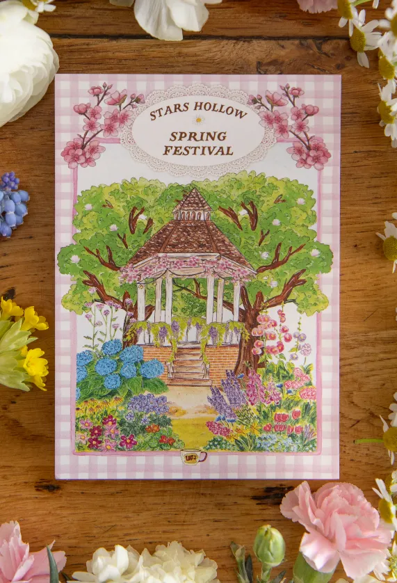 Carte postale Gilmore Spring Festival - Caro from Woodland