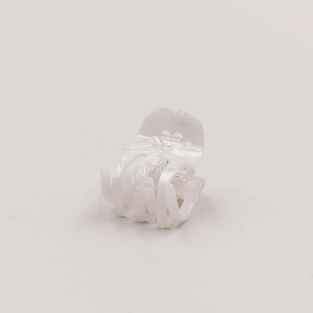 Small Heart Hair Clip Pearl - Eulenschnitt