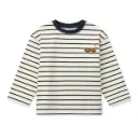 T-shirt ML à rayures Tyler Classic Navy Crème de la crème - Liewood