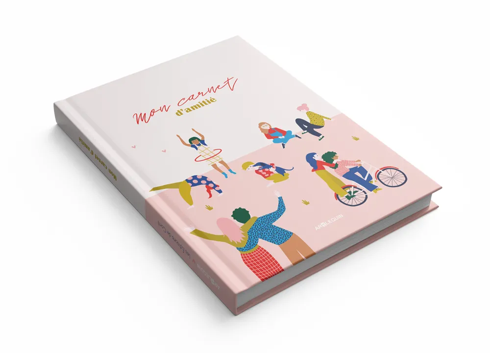 Livre mon carnet d'amitié Artlequin - Les Editions de Cortil
