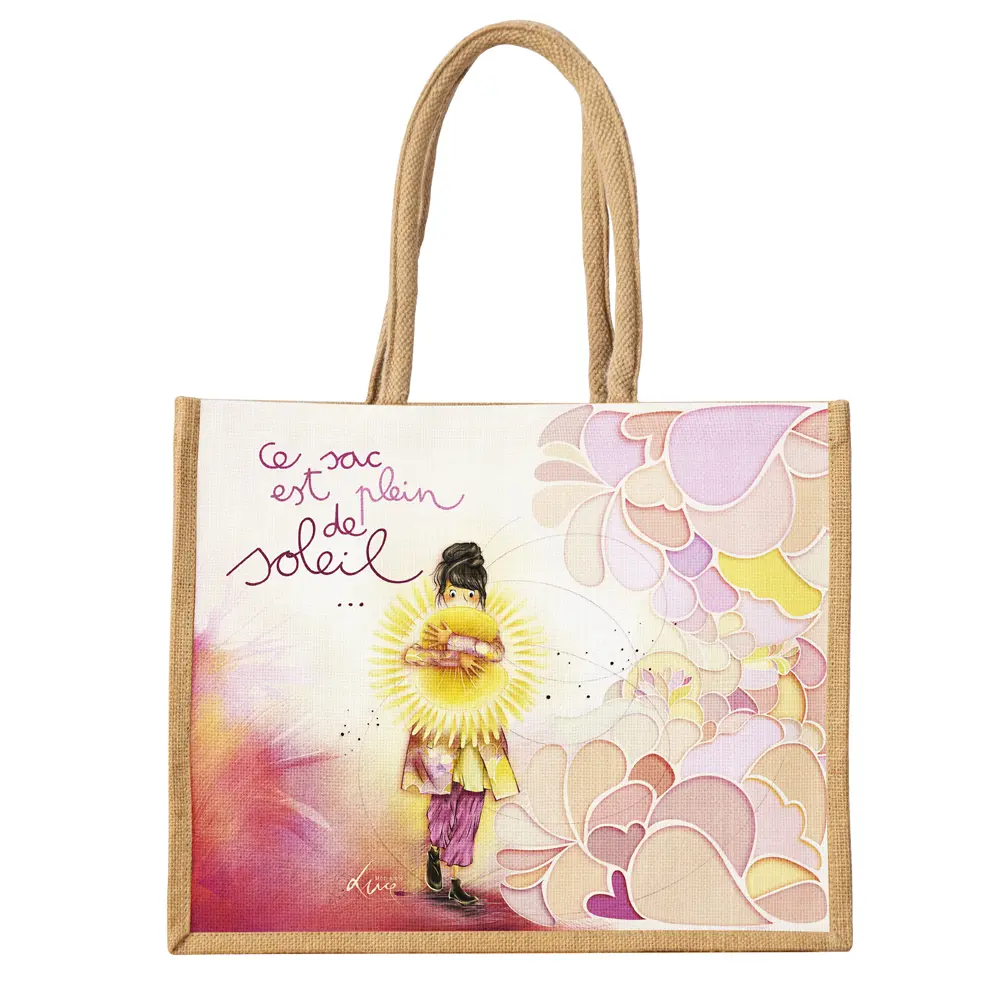 Sac cabas petit format Ce sac est plein de soleil - Les Editions de Cortil
