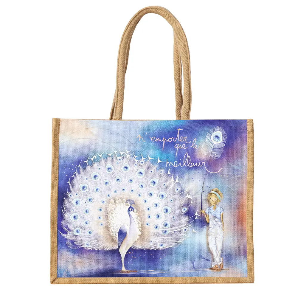 Sac cabas petit format N'emporter que le meilleur - Les Editions de Cortil