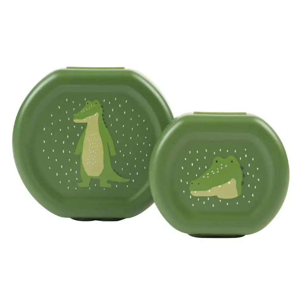 Snackdoosjes met Clip 2 stuks Mr. Alligator - Trixie