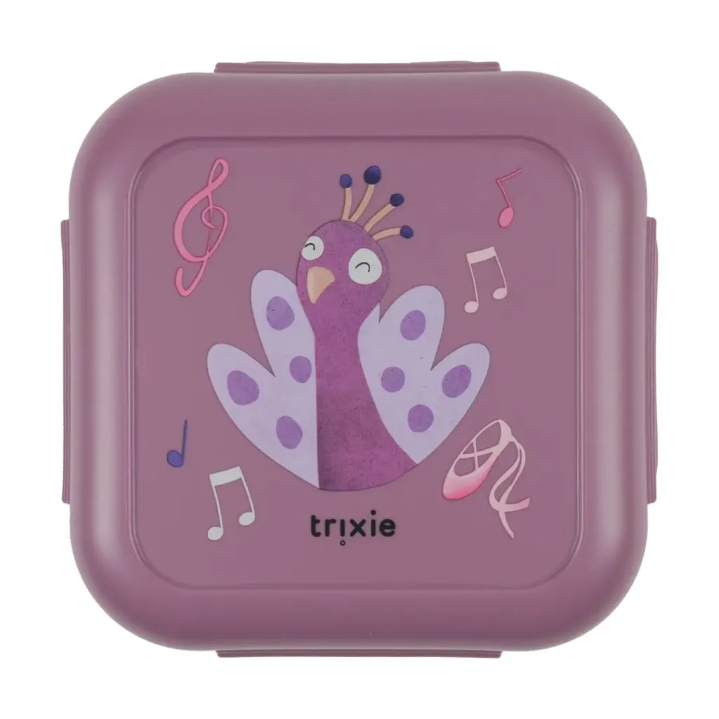 Boîte à goûter avec clips Ballerina Mrs. Peacock - Trixie