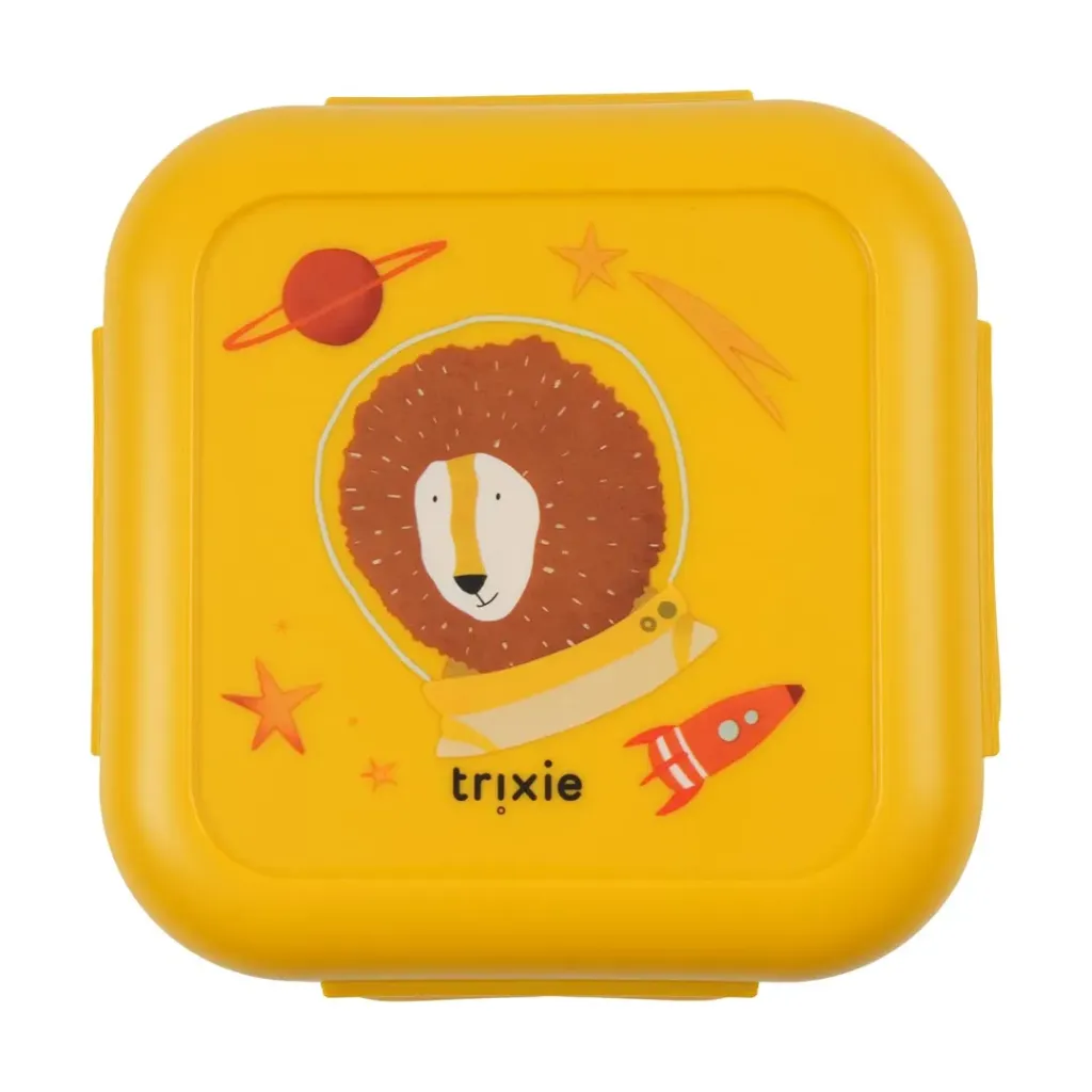 Boîte à goûter avec clips Spaceman Mr. Lion - Trixie