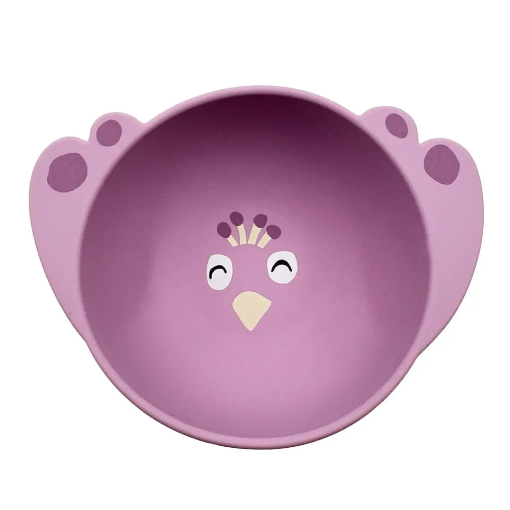 Silicone Suction Bowl Mrs. Peacock - Trixie