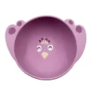 Assiette avec ventouse en silicone et compartiments Mrs. Peacock - Trixie