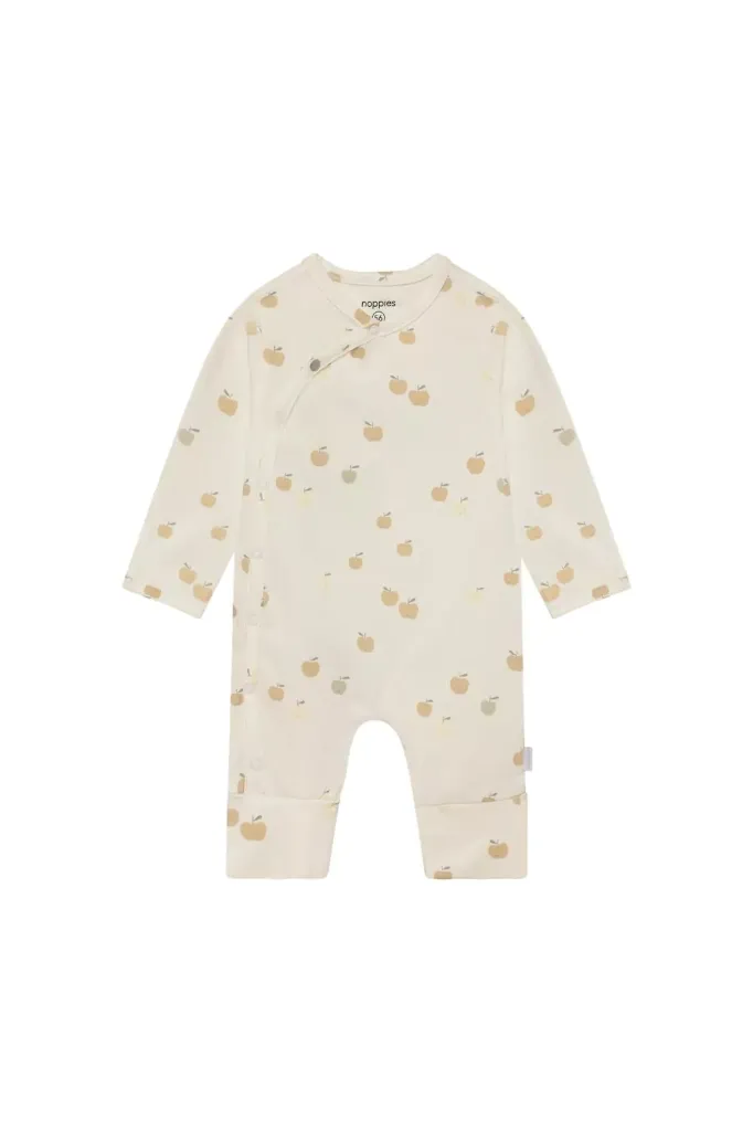 Pyjama Longsleeve Egret Apple 1 mois - Liste de naissance d'Hélène Pollart et Simon Sabbatini