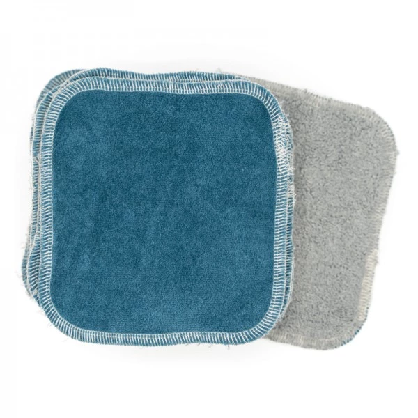 [LISTENAISSANCEADELEETNICOLAS16] Lingettes lavables lot de 10 Caraïbes - Liste de naissance d'Adèle Moreau et Nicolas De Moor