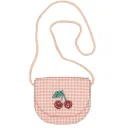 Sac à main Vichy Cerise Paillettes - Luciole et Petit Pois
