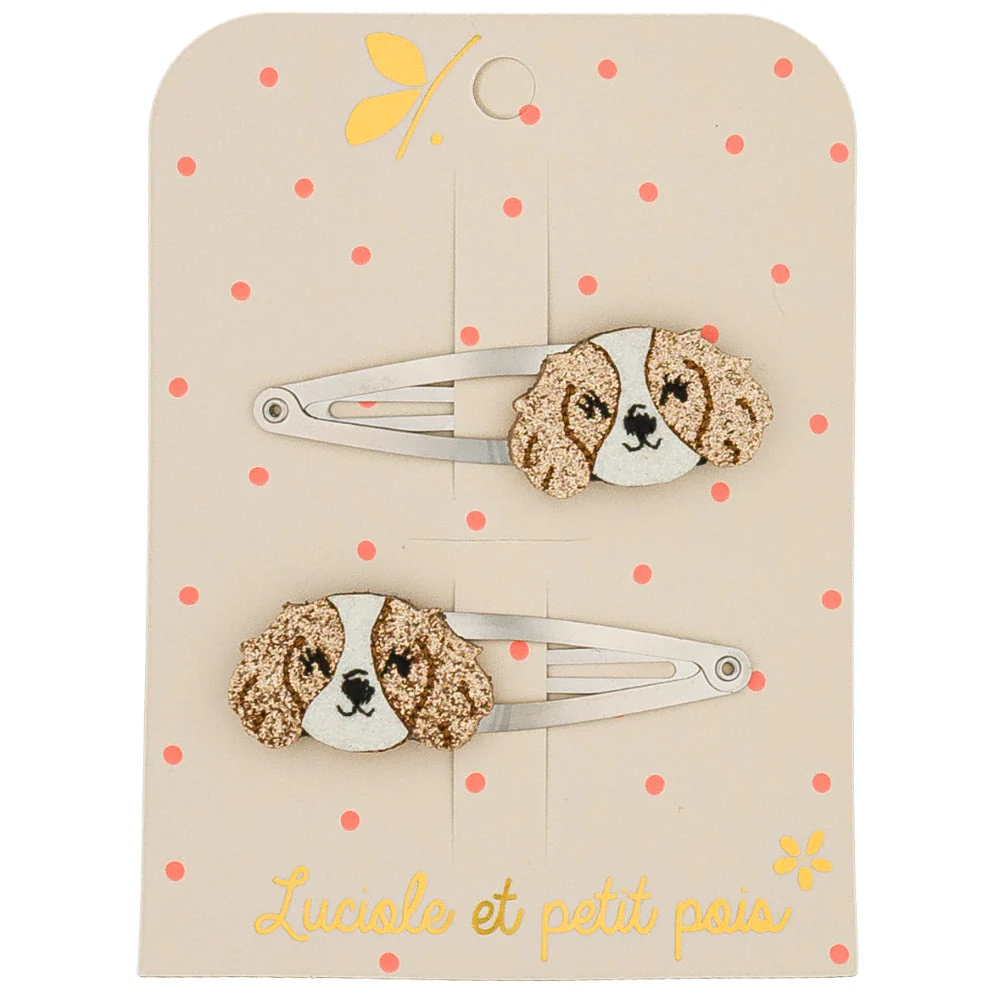 Barrettes duo Teddy - Luciole et Petit Pois