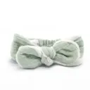 Fleece Babyhaarband Sage Powder - Babyshower