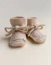 Chaussons en laine mérinos Oat 0-9 mois - Liste de naissance d'Hélène Pollart et Simon Sabbatini
