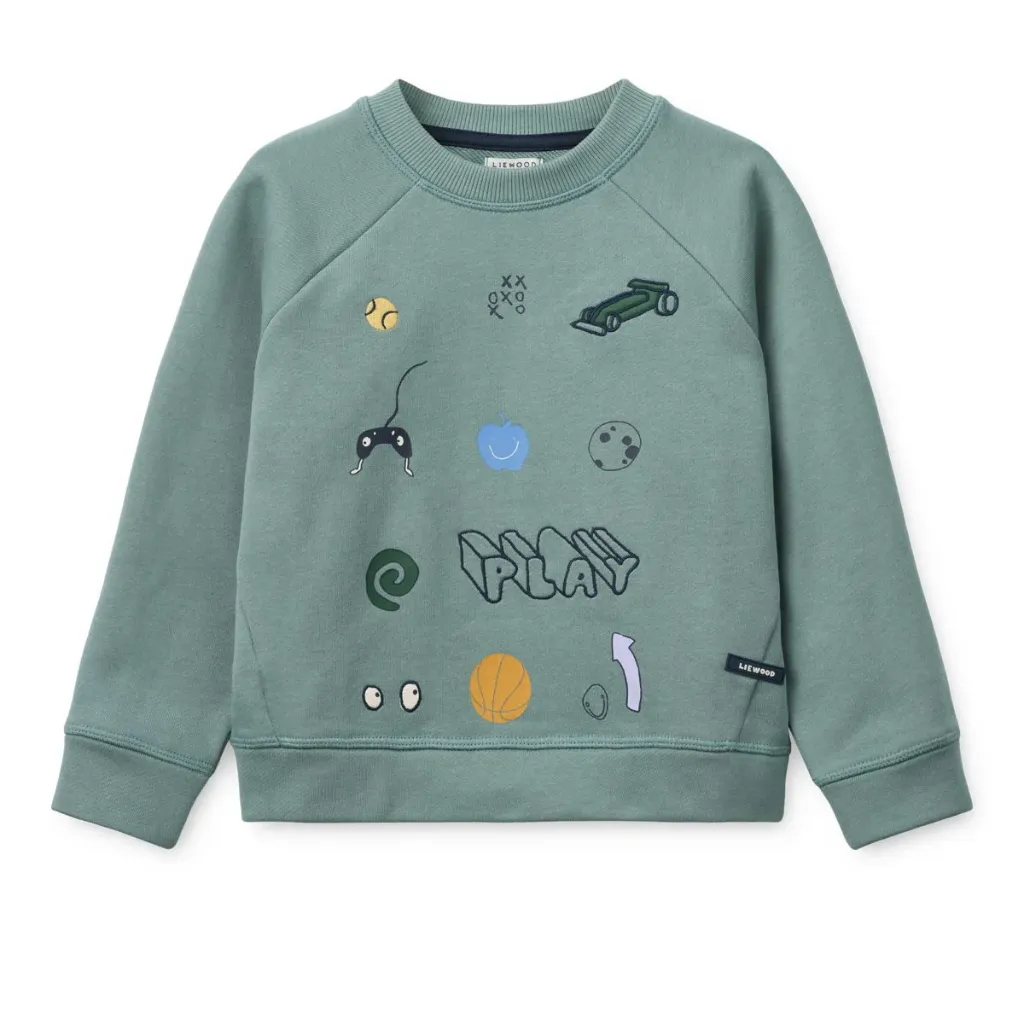 Sweat Orson Play Dusty Peppermint - Liewood (7-8 ans)