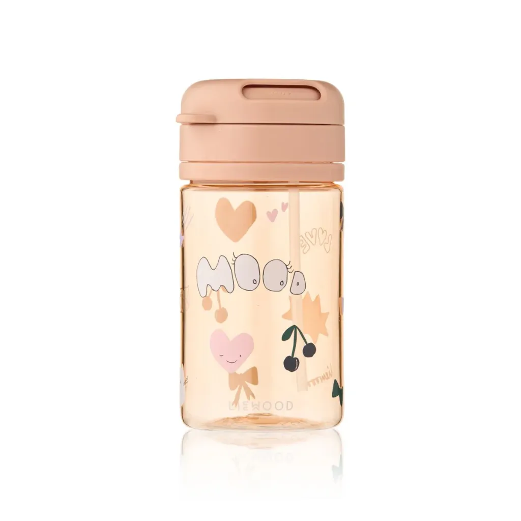 Straw Bottle Pavia Tritan 500 ml Mood Pale Tuscany - Liewood