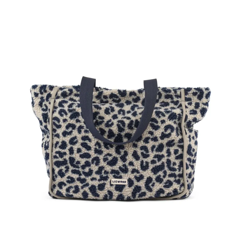 Grand sac Cabas Reed Pile Leo Mist - Liewood