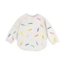 bavoir longues manches combimaison origami - The Cotton Cloud
