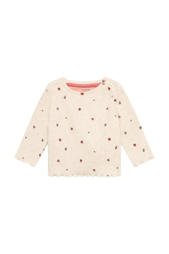 T-shirt LM Sand Mélange - Noppies (9 maanden)