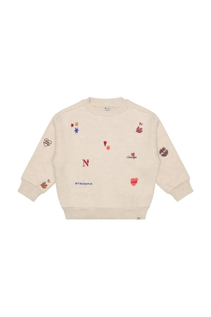 Sweater ML Sand Mélange regular fit - Noppies (4 ans)