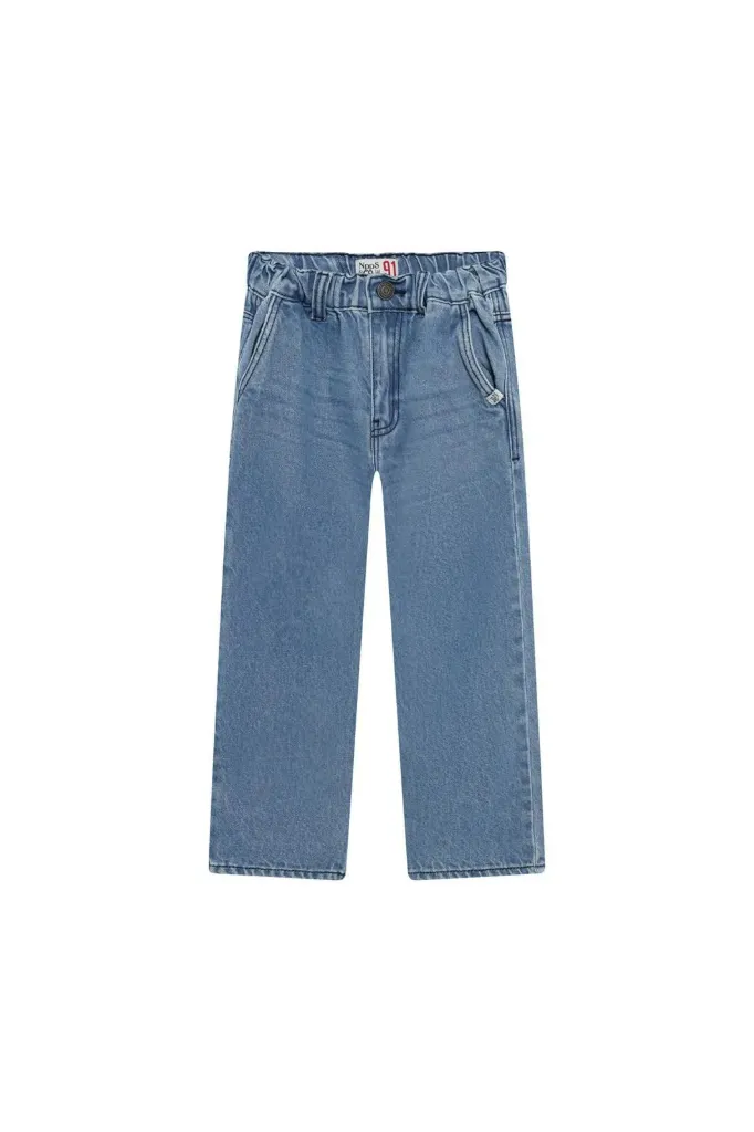 Jeans Fresh Blue Denim worker relaxed fit long - Noppies (4 ans)