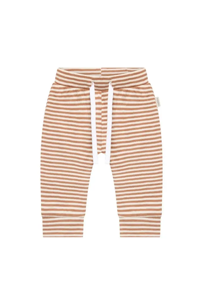 Broek Mocha Mousse loose fit stripe - Noppies (9 maanden)